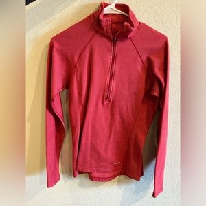 Women’s Patagonia Capilene 1/2 Zip Pullover - Medium, Red